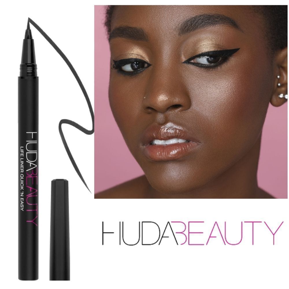 HUDA Beauty Liquid Eyeliner in Black